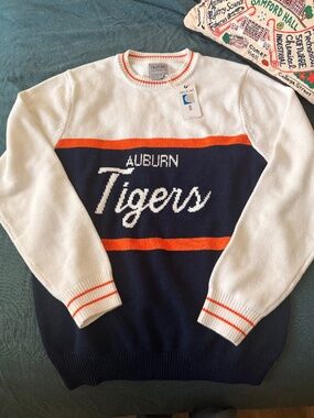 Hillflint Auburn Tigers Knit Sweater – Size L – Tags Attached